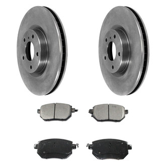 DuraGo® - Plain Front Brake Kit with Ceramic Pads
