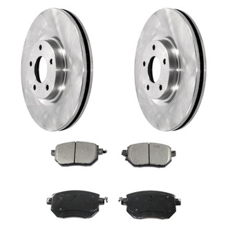 DuraGo® - Plain Front Brake Kit with Ceramic Pads