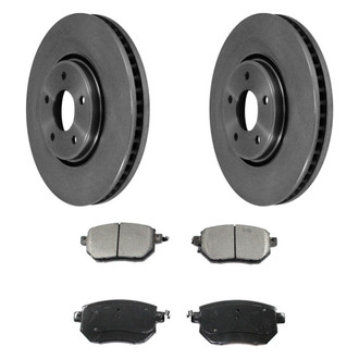 DuraGo® - Plain Front Brake Kit with Ceramic Pads