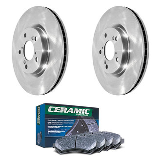 DuraGo® - Plain Front Brake Kit with Ceramic Pads