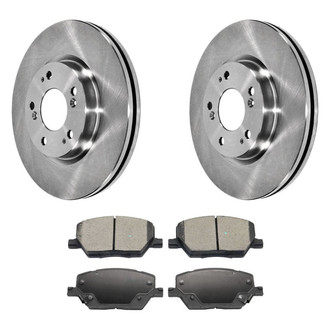 DuraGo® - Plain Front Brake Kit with Ceramic Pads