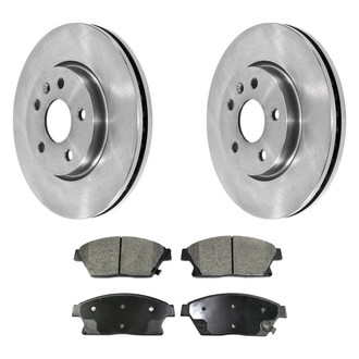 DuraGo® - Plain Front Brake Kit with Ceramic Pads