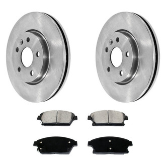 DuraGo® - Plain Front Brake Kit with Ceramic Pads