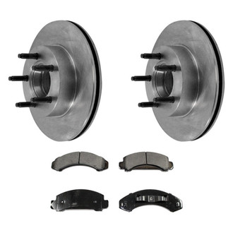 DuraGo® - Plain Front Brake Kit with Ceramic Pads