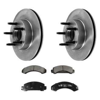 DuraGo® - Plain Front Brake Kit with Ceramic Pads
