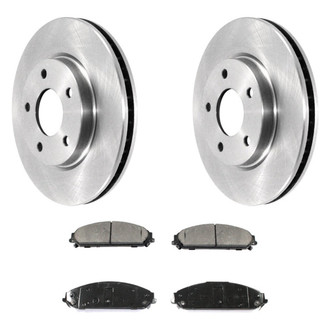 DuraGo® - Plain Front Brake Kit with Ceramic Pads