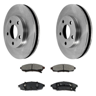 DuraGo® - Plain Front Brake Kit with Ceramic Pads