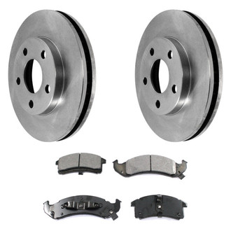 DuraGo® - Plain Front Brake Kit with Ceramic Pads