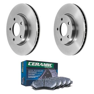 DuraGo® - Plain Front Brake Kit with Ceramic Pads