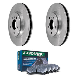 DuraGo® - Plain Front Brake Kit with Ceramic Pads