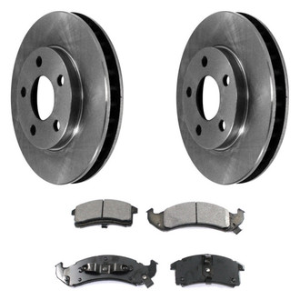 DuraGo® - Plain Front Brake Kit with Ceramic Pads