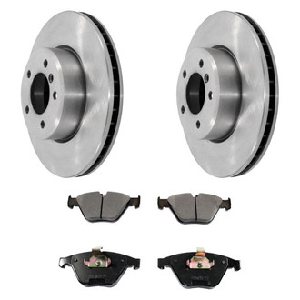 DuraGo® - 1-Piece Plain Brake Kit with Ceramic Brake Pads