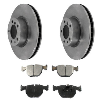 DuraGo® - Plain Front Brake Kit with Ceramic Pads