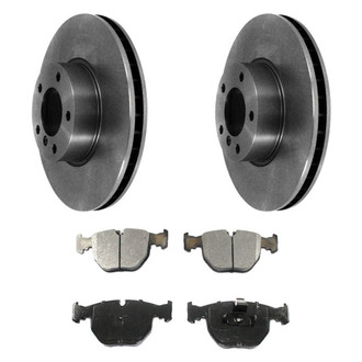 DuraGo® - Plain Front Brake Kit with Ceramic Pads