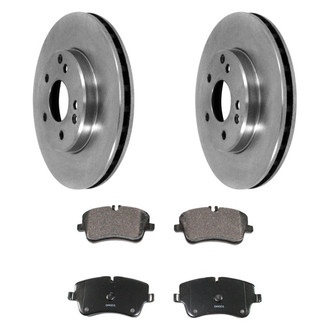 DuraGo® - Plain Front Brake Kit with Ceramic Pads