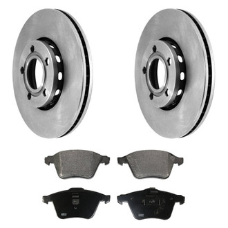 DuraGo® - Plain Front Brake Kit with Ceramic Pads