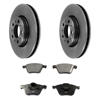 DuraGo® - Plain Front Brake Kit with Ceramic Pads