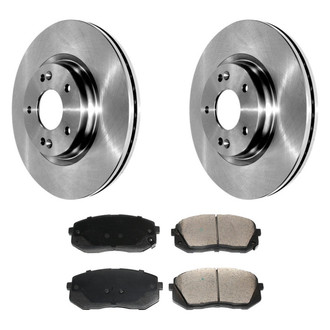 DuraGo® - Plain Front Brake Kit with Ceramic Pads
