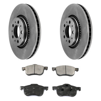 DuraGo® - Plain Front Brake Kit with Ceramic Pads