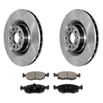 DuraGo® - Plain Front Brake Kit with Ceramic Pads