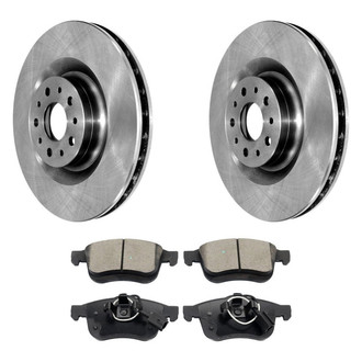 DuraGo® - Plain Front Brake Kit with Ceramic Pads