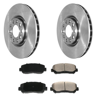DuraGo® - Plain Front Brake Kit with Ceramic Pads