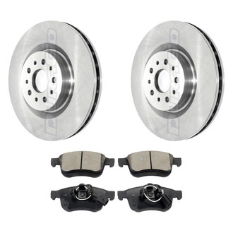 DuraGo® - 1-Piece Plain Brake Kit with Ceramic Brake Pads