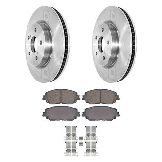 DuraGo® - Plain Front Brake Kit with Ceramic Pads