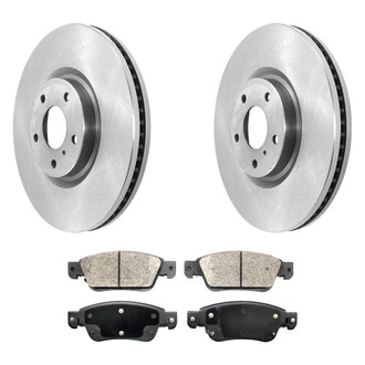 DuraGo® - Plain Front Brake Kit with Ceramic Pads