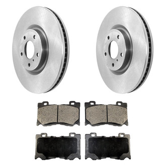 DuraGo® - Plain Front Brake Kit with Ceramic Pads