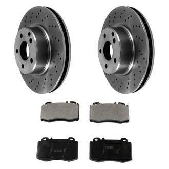 DuraGo® - Drilled Front Brake Kit with Ceramic Pads