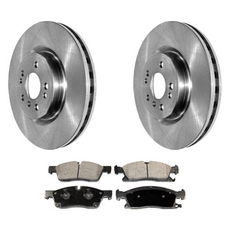 DuraGo® - Plain Front Brake Kit with Ceramic Pads