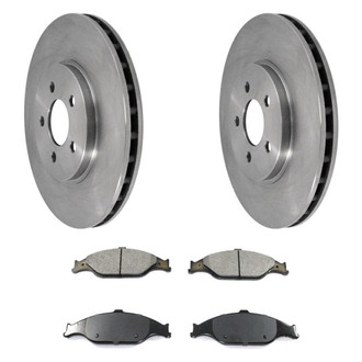 DuraGo® - Plain Front Brake Kit with Ceramic Pads