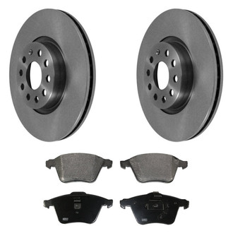 DuraGo® - Plain Front Brake Kit with Ceramic Pads