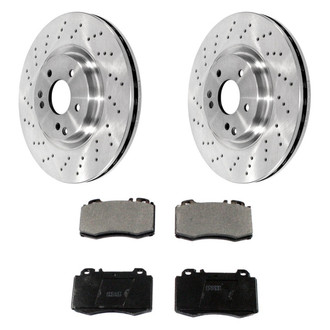 DuraGo® - Drilled Front Brake Kit with Ceramic Pads