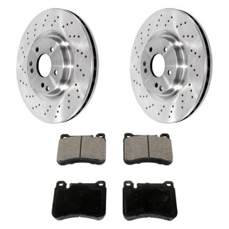 DuraGo® - Drilled Front Brake Kit with Ceramic Pads