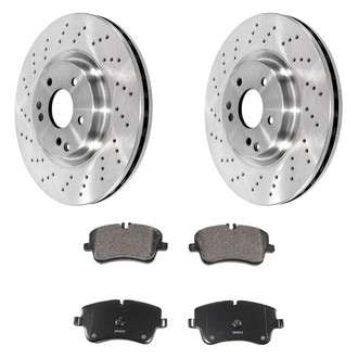 DuraGo® - Drilled Front Brake Kit with Ceramic Pads