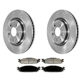 DuraGo® - Plain Front Brake Kit with Ceramic Pads