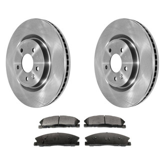 DuraGo® - Plain Front Brake Kit with Ceramic Pads