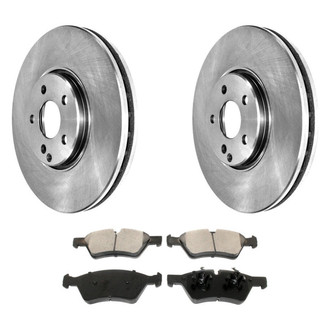 DuraGo® - Plain Front Brake Kit with Ceramic Pads