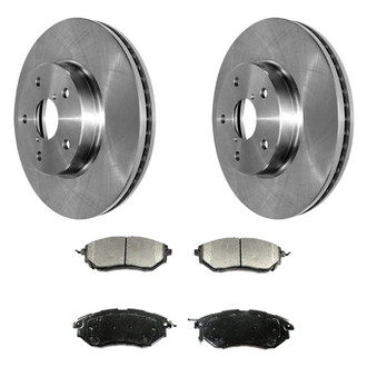 DuraGo® - Plain Front Brake Kit with Ceramic Pads