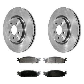 DuraGo® - Plain Front Brake Kit with Ceramic Pads