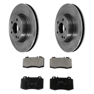 DuraGo® - Plain Front Brake Kit with Ceramic Pads