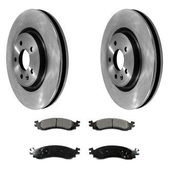 DuraGo® - Plain Front Brake Kit with Ceramic Pads