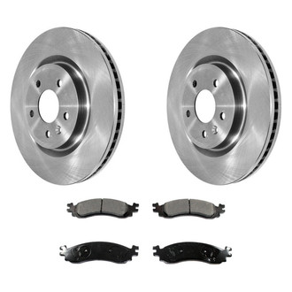 DuraGo® - Plain Front Brake Kit with Ceramic Pads