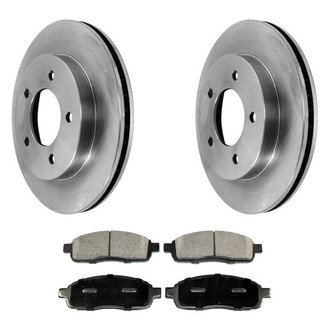 DuraGo® - Plain Front Brake Kit with Ceramic Pads