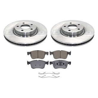 DuraGo® - Plain Front Brake Kit with Ceramic Pads