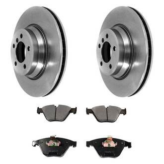 DuraGo® - 1-Piece Plain Brake Kit with Ceramic Brake Pads