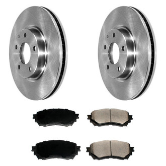 DuraGo® - Plain Front Brake Kit with Ceramic Pads