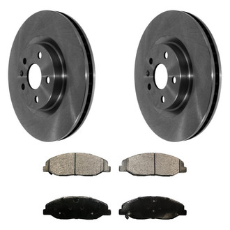 DuraGo® - Plain Front Brake Kit with Ceramic Pads